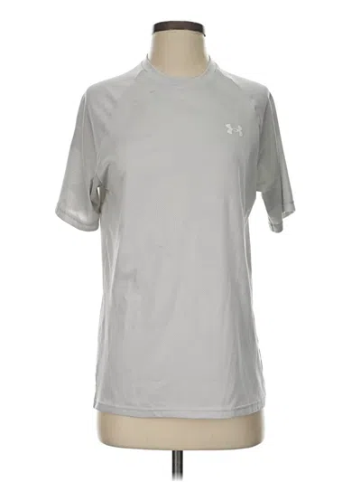 Pre-owned Under Armour Active T-shirt In Silver