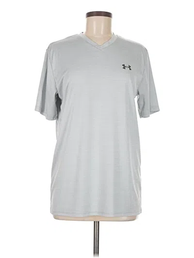 Pre-owned Under Armour Active T-shirt In Silver