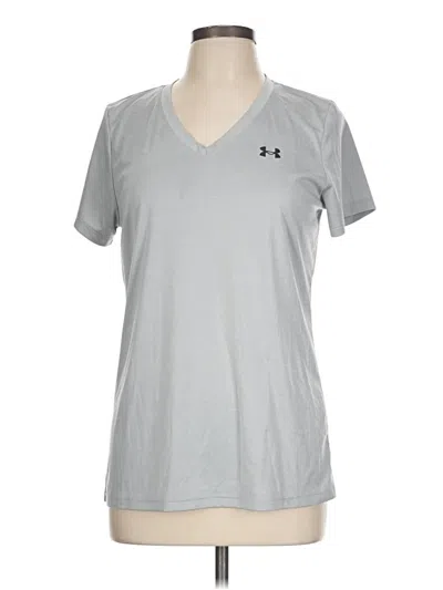 Pre-owned Under Armour Active T-shirt In Silver