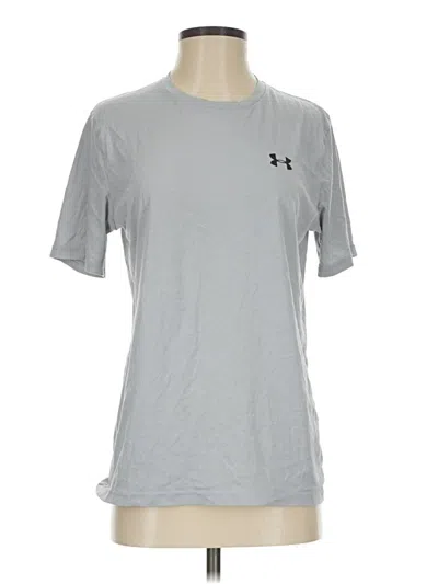 Pre-owned Under Armour Active T-shirt In Silver