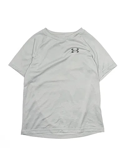 Pre-owned Under Armour Kids' Active T-shirt In Silver