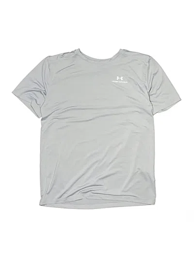 Pre-owned Under Armour Kids' Active T-shirt In Silver