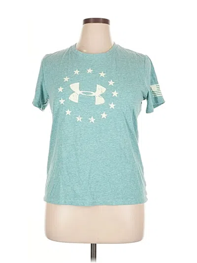 Pre-owned Under Armour Active T-shirt In Teal