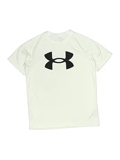 Pre-owned Under Armour Kids' Active T-shirt In White