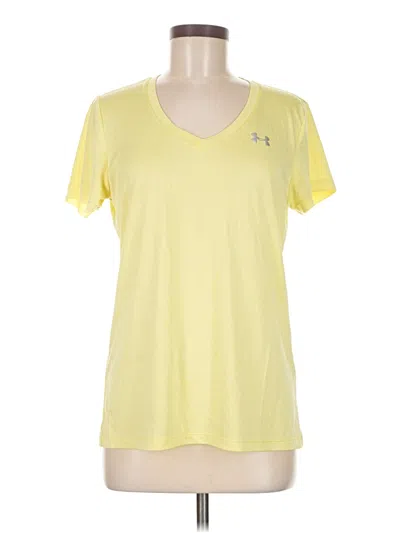 Pre-owned Under Armour Active T-shirt In Yellow
