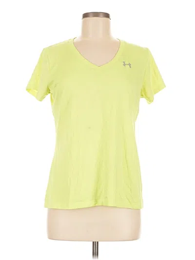 Pre-owned Under Armour Active T-shirt In Yellow