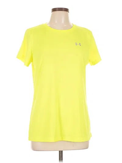 Pre-owned Under Armour Active T-shirt In Yellow