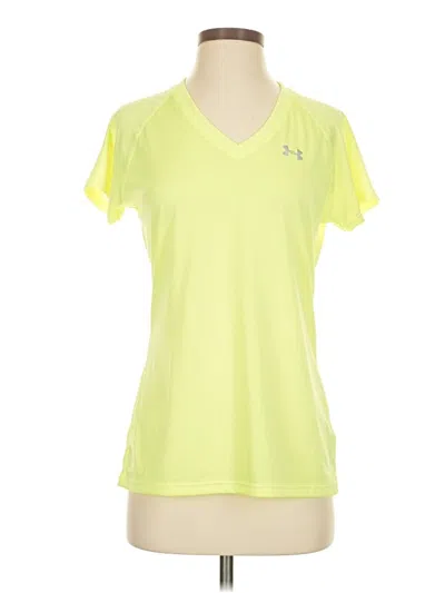 Pre-owned Under Armour Active T-shirt In Yellow