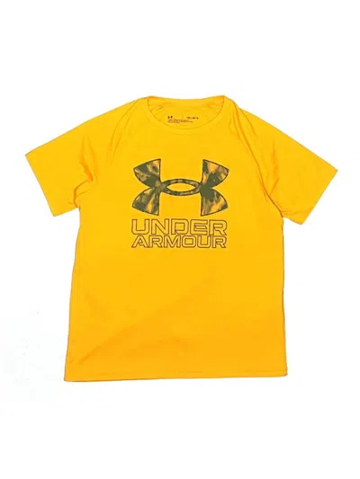 Pre-owned Under Armour Kids' Active T-shirt In Yellow