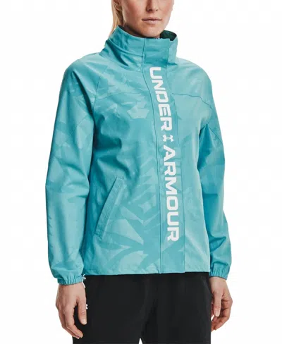 Under Armour Activewear Muscle Recovery Jacket In Cosmos In Blue
