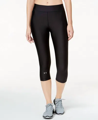 Under Armour Activewear Storm Capri Leggings In Black In Animal Print