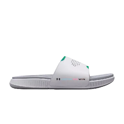 Pre-owned Under Armour Ansa Elevate Slide 'pride' In White