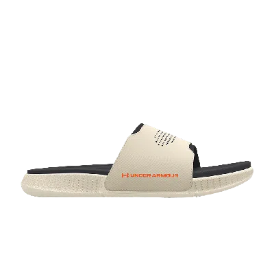 Pre-owned Under Armour Ansa Elevate Slide 'stone Jet Grey' In Cream