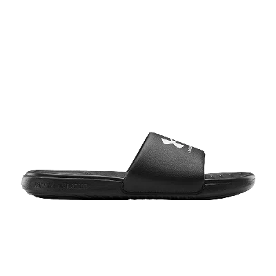 Pre-owned Under Armour Ansa Fixed Slide 'black White'