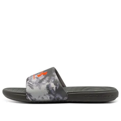 Under Armour Ansa Graphic Slide 'concrete White' In Gray