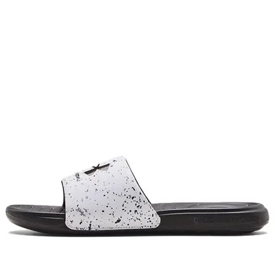 Under Armour Ansa Graphic Slide 'white Jet Grey Speckled'