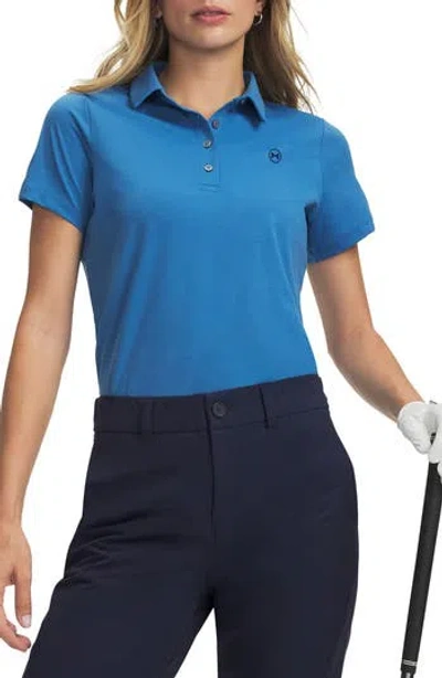 Under Armour Armour Drive Performance Polo In Blue