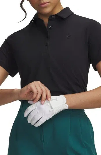 Under Armour Armour Drive Performance Polo In Black