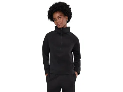 Under Armour Armour Fleece 1/2 Zip Women's Sweatshirt Ultimate Black/ultimate Black: Xs (us 0-2), Polyester