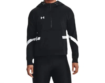 Under Armour Armour Fleece Storm Hoodie In Black/white In Multi
