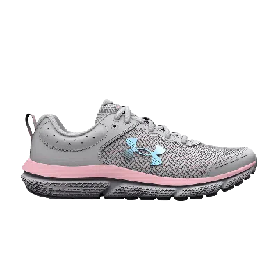 Pre-owned Under Armour Assert 10 Ac Gs 'halo Grey Pink Sugar'