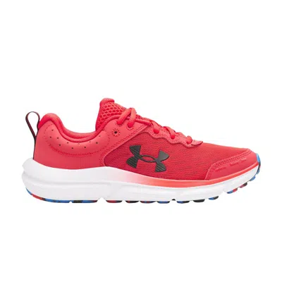 Pre-owned Under Armour Assert 10 Ac Gs 'red Black' | Kid's Size 4