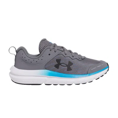 Pre-owned Under Armour Assert 10 Ac Gs 'titan Grey Electric Blue' | Kid's Size 7 In Gray