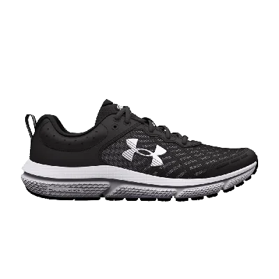 Pre-owned Under Armour Assert 10 Ac Gs Wide 'black White'