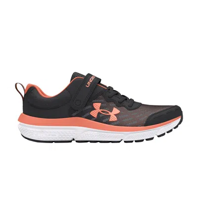 Pre-owned Under Armour Assert 10 Ac Ps 'anthracite Flare Orange' | Black | Kid's Size 1.5