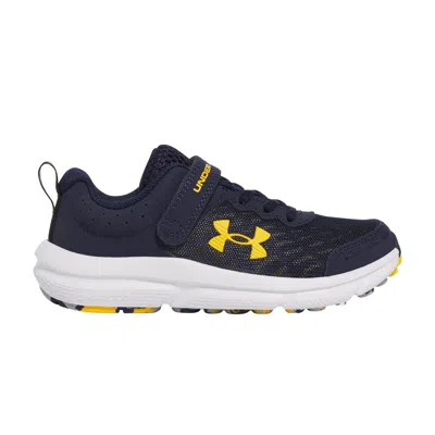 Pre-owned Under Armour Assert 10 Ac Ps 'mod Grey Campus Gold' | Kid's Size 12.5 In Gray