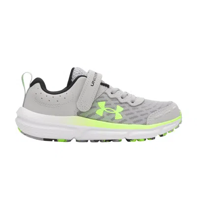 Pre-owned Under Armour Assert 10 Ac Ps 'mod Grey Hyper Green' | Kid's Size 11.5 In Gray