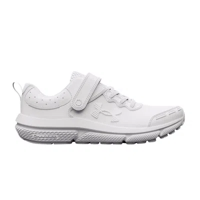 Pre-owned Under Armour Assert 10 Ac Ps 'triple White' | Kid's Size 12.5