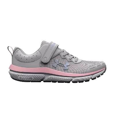 Pre-owned Under Armour Assert 10 Ac Ps Wide 'halo Grey Pink Sugar'