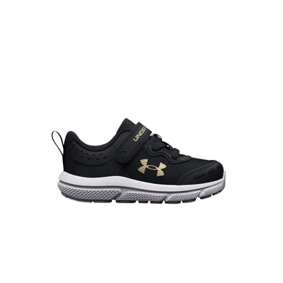 Pre-owned Under Armour Assert 10 Ac Td 'black Metallic Gold' | Infant Size 5