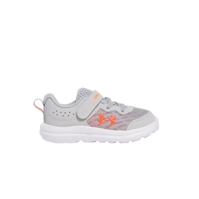 Pre-owned Under Armour Assert 10 Ac Td 'mod Grey Ares Red' | Infant Size 8 In Gray