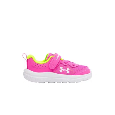 Pre-owned Under Armour Assert 10 Ac Td 'rebel Pink High Vis Yellow' | Infant Size 7