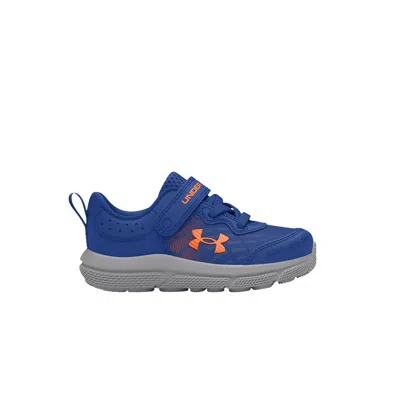 Pre-owned Under Armour Assert 10 Ac Td 'tech Blue Orange Blast' | Infant Size 5