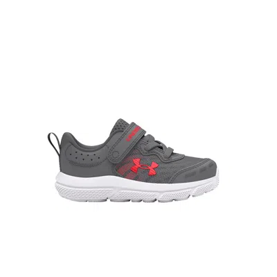 Pre-owned Under Armour Assert 10 Ac Td 'titan Grey Racer Red' | Infant Size 8 In Gray