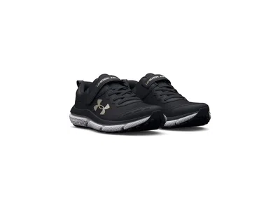 Under Armour Assert 10 Alternate Closure (little Kid) Boy's Shoes Black/black/metallic Gold : 13 Little Kid M, Sy