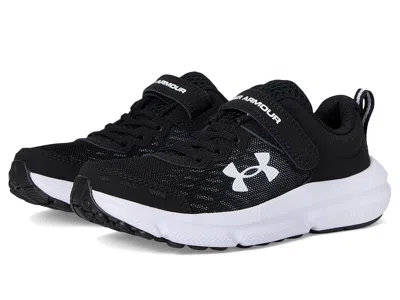 Under Armour Assert 10 Alternate Closure (little Kid) Boy's Shoes Black/white/white : 13 Little Kid M, Textile/sy