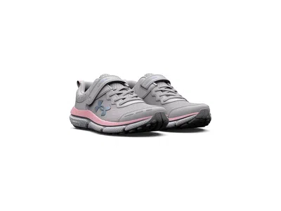 Under Armour Assert 10 Alternate Closure (little Kid) Boy's Shoes Halo Gray/pink Sugar/iridescent : 13 Little Kid