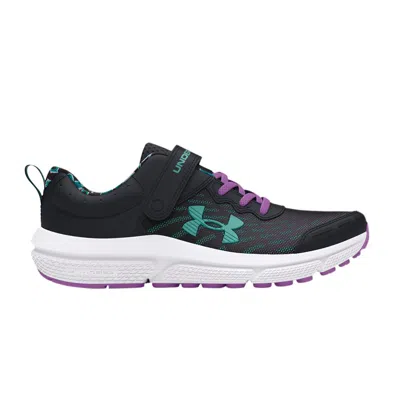 Pre-owned Under Armour Assert 10 Printed Ps 'black Provence Purple' | Kid's Size 12