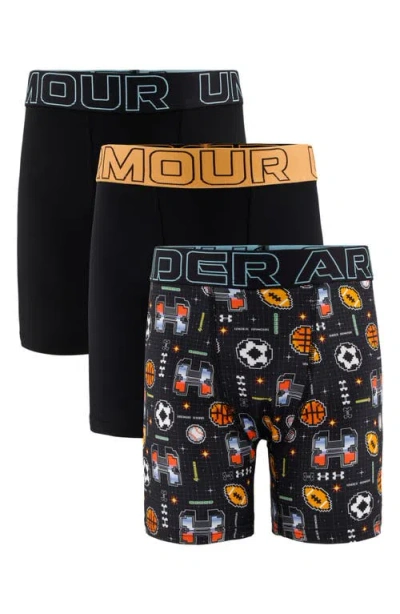 Under Armour Kids'  Assorted 3-pack Ua Performance Tech™ Boxer Briefs In Multi