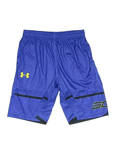 Pre-owned Under Armour Kids' Athletic Shorts In Blue