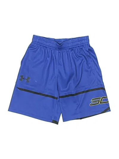 Pre-owned Under Armour Kids' Athletic Shorts In Blue
