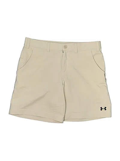 Pre-owned Under Armour Athletic Shorts In Brown