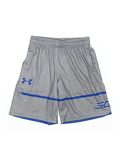 Pre-owned Under Armour Kids' Athletic Shorts In Gray