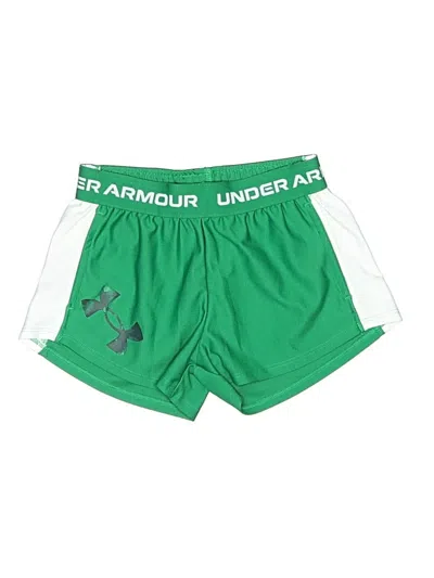 Pre-owned Under Armour Kids' Athletic Shorts In Green