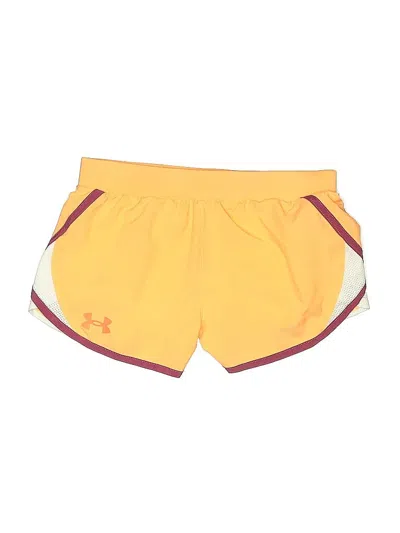 Pre-owned Under Armour Kids' Athletic Shorts In Orange