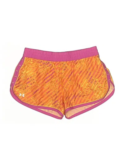 Pre-owned Under Armour Athletic Shorts In Orange